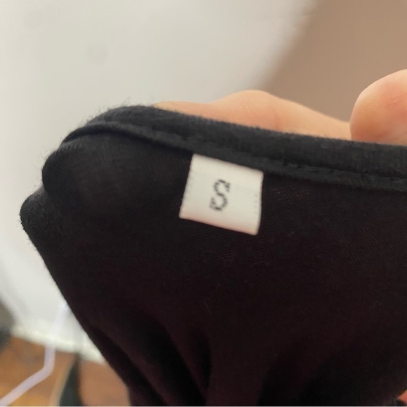 Black Short Sleeve Maxi Dress - Picture 3 of 7